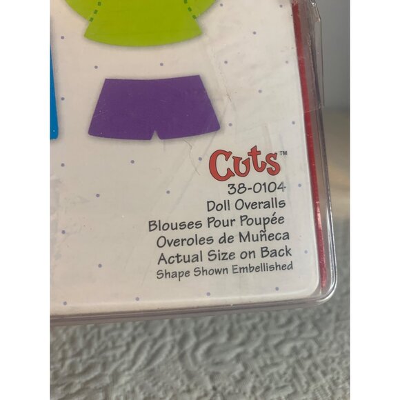 Sizzix Originals Doll Overalls Large Die Cut 38-0104 Craft Embellishment - Picture 10 of 16
